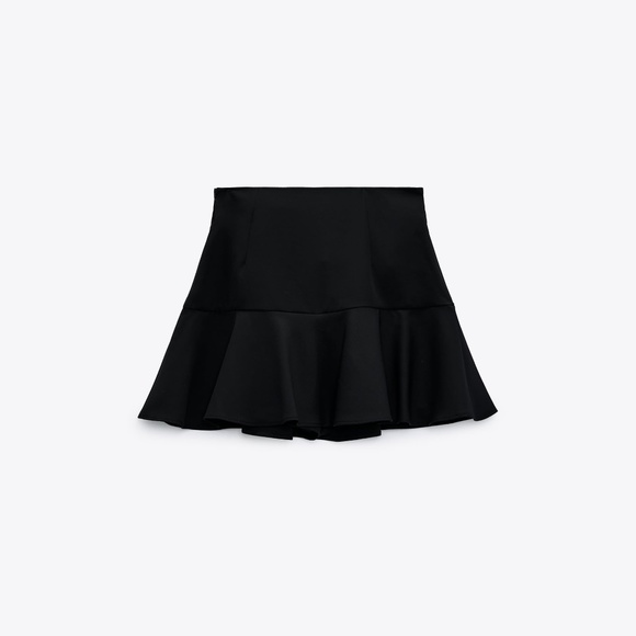 Zara Black Mini Skort - Picture 3 of 8